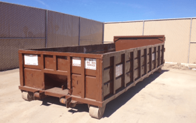 Lowboy 20 Yard Trash, Waste, or Construction Container Available For Rent