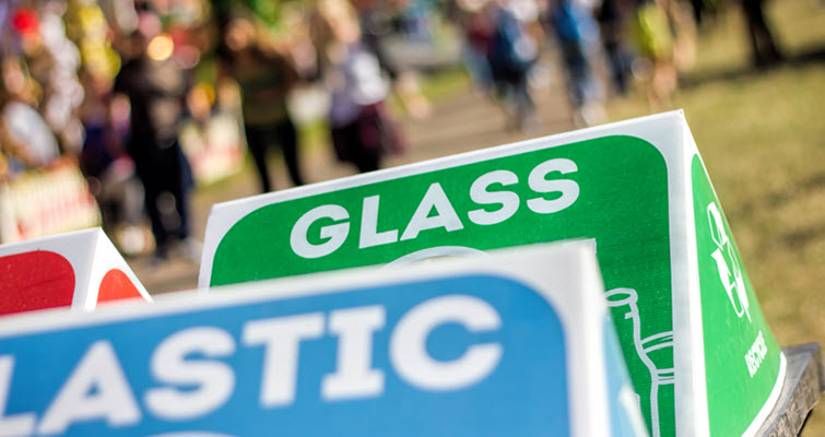 Recycling Bins At Events
